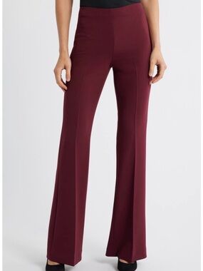 Theory Demitria Admiral Crepe trousers in Grenache - size 4